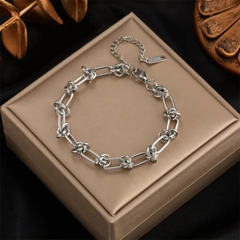 Knot Link Chain Bracelet