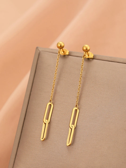 Geometric Drop Earrings