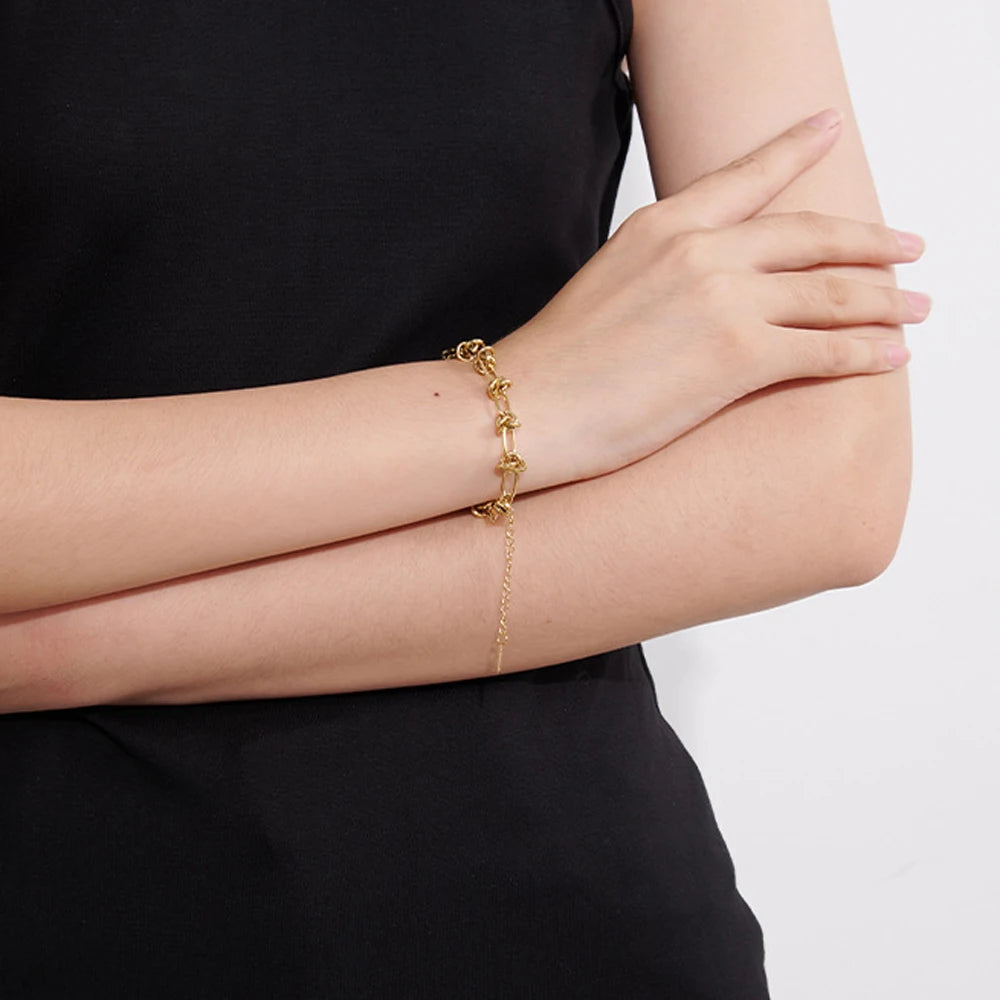 Knot Link Chain Bracelet